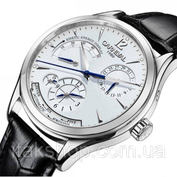 Чоловічий наручний годинник Carnival Kinetic, фото 1