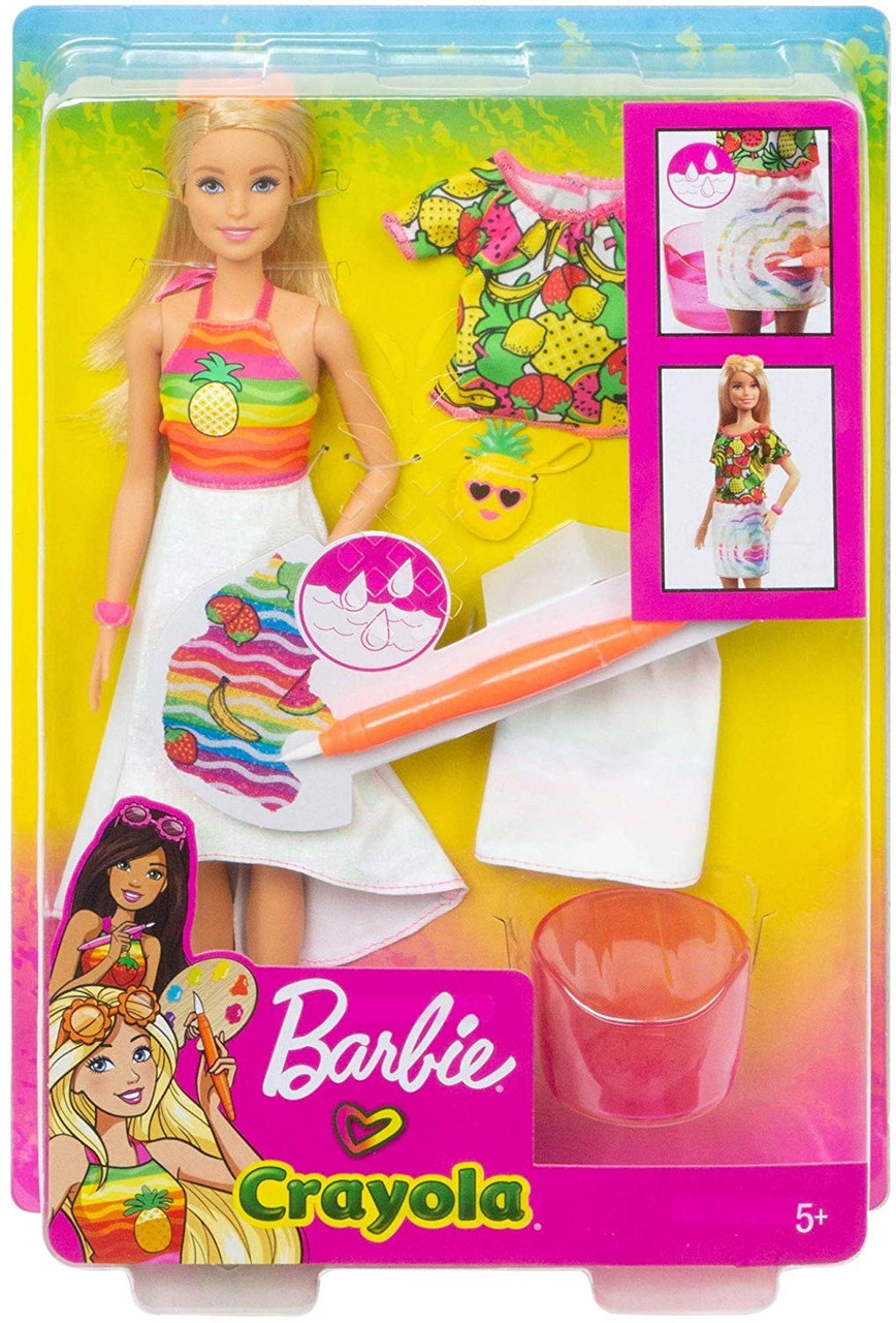 Лялька Барбі Крайола Фруктовий сюрприз Barbie Crayola Rainbow Fruit Surprise
