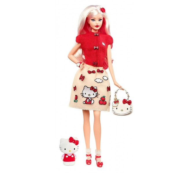 Лялька Барбі колекційна Хеллоу Кітті Barbie Hello Kitty Fashion