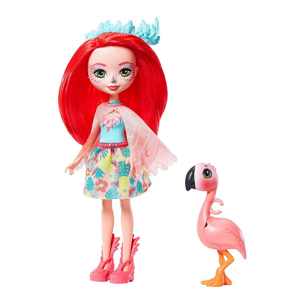 Enchantimals Энчантималс лялька Фенсі Флэминг і Свош GFN42 Fanci Flamingo & Swash