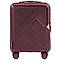 Валіза маленька на колесах Wings WN01 Ручна поклажа (S) Бордовий, фото 2