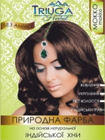 Натур. фарби для волосся на основі хни в асортим: Моко- чорний шоколад, Шоколад, Коричневий 25 г, фото 1