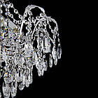 Кришталева люстра на 6 ламп біла із срібною патиною VL-L7097/6 (WY), фото 2