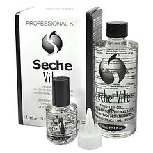 Швидковисихаючий верхнє покриття для лаку професійний набір Seche Vite Top Coat Professional Kit