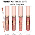 Рідка сяюча помада Golden Rose Nude Look Shine Natural Lipgloss, фото 4