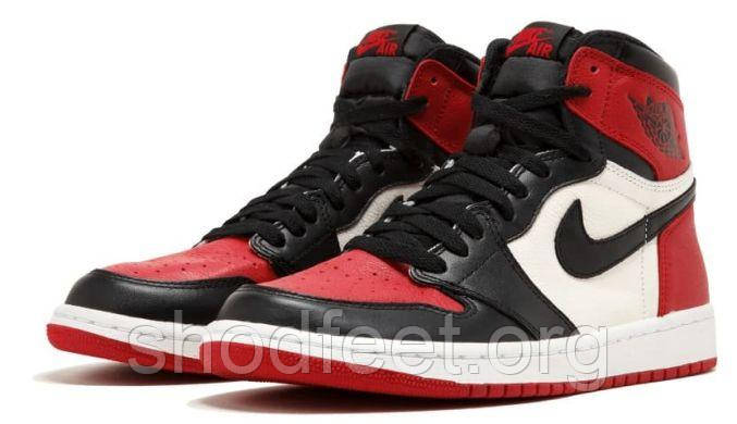 Кросівки Air Jordan 1 Retro High Bred Toe