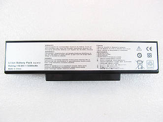 Батарея для ноутбука Asus A32-K72, 5200mAh, 6cell, 11.1V, Li-ion, чорна,