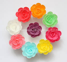 Вафельні квіти «Троянди великі, складні мікс» — 25 шт.