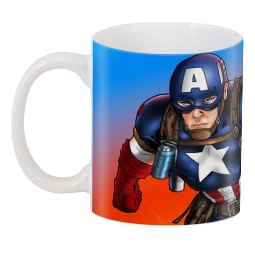 Кухоль GeekLand Капітан Америка Captain America CA.02.031, фото 1