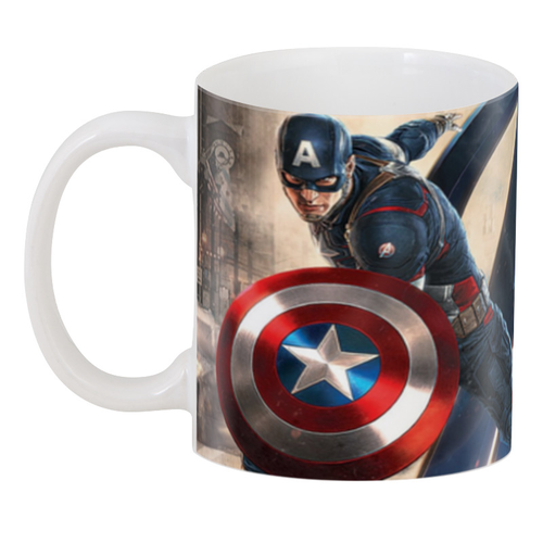 Кухоль GeekLand Капітан Америка Captain America Avengers CA.02.033, фото 1