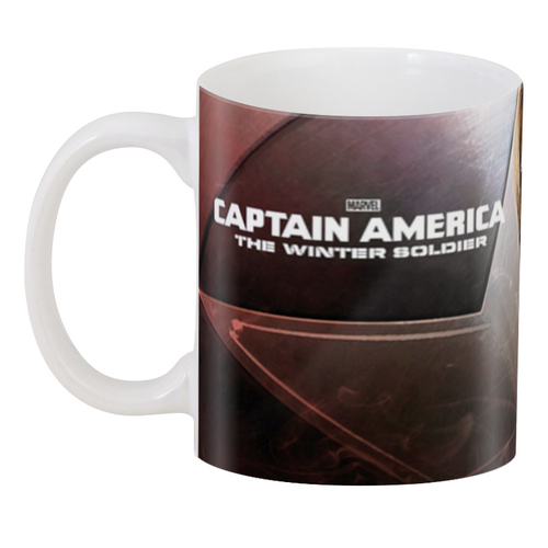 Кухоль GeekLand Капітан Америка Captain America щит CA.02.035 зимовий солдат, фото 1