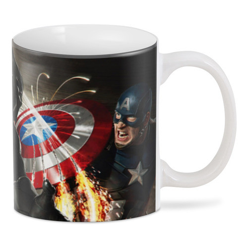 Кухоль GeekLand Капітан Америка Captain America CA.02.038 чорна пантера, фото 1