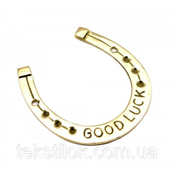 Підкова бронзова "Good luck", фото 1
