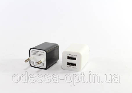 Адаптер на 2 USB, 2100 (кубик), фото 3