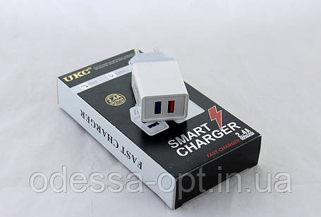 Адаптер на 2 USB з підтримкою Fast Charge AR-001, фото 3