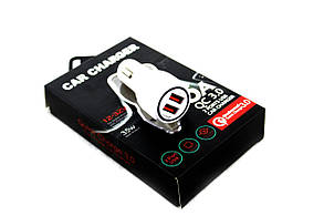 Адаптер CAR (АВТОМОБІЛЬНИЙ) 2 USB QC 3.0 SY681, фото 4