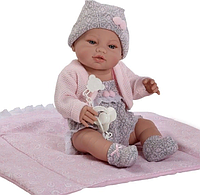 Кукла Пупс с одеялом BERBESA 42 см