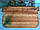 Плато з дерева Керамклуб для подавання шашлику 50х30 см, фото 7