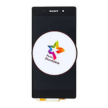 Модуль (Дисплей + сенсор) + Сенсор (Тачскрін) для Sony D6502 Xperia Z2 (чорний)