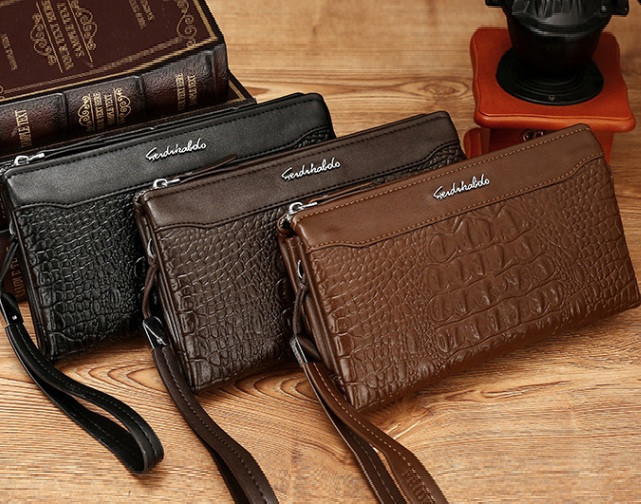 Трендовий чоловічий клатч портмоне ( код: 465 )