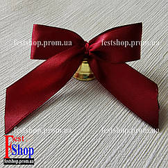 Дзвіночок із бантиком. Марсала.