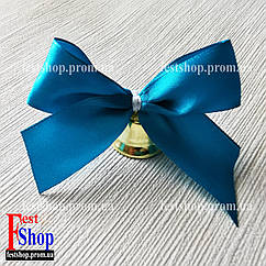 Дзвіночок із бантиком. Бірюза