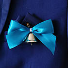 Дзвіночок із бантиком. Бірюза, фото 2