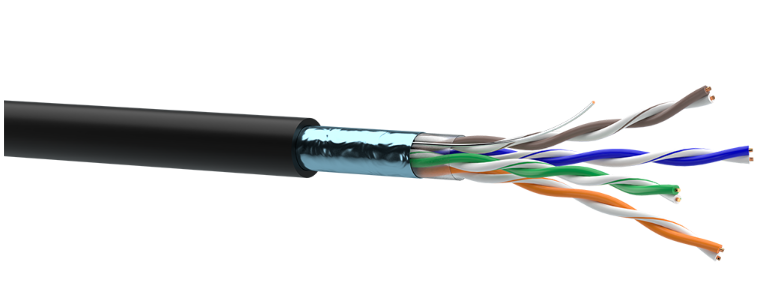 Кабель для інтернету КППЭт-ВП (100) 4*2*0,51 (F/UTP-cat.5E)