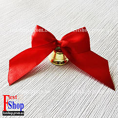 Дзвіночок із бантиком. Червоний
