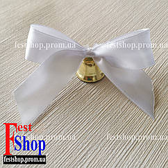 Дзвіночок із бантиком. Білий