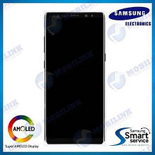 Дисплей Samsung N950 Galaxy Note 8 Синій(Blue),GH97-21065B, Super AMOLED!