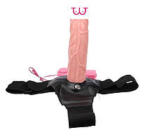 Страпон із вібрацією Gloves 17 см