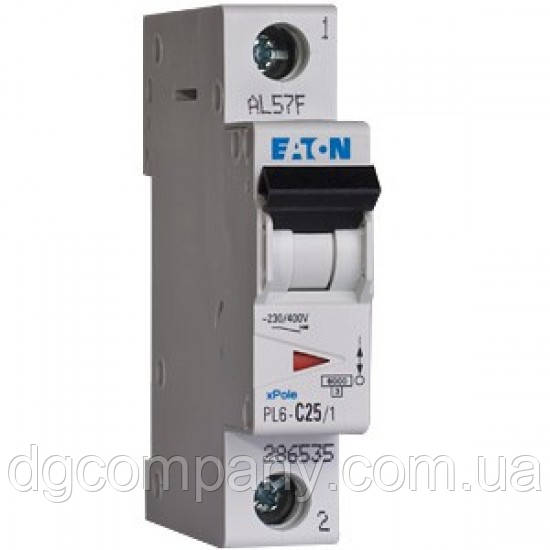 Автомат Eaton Motller PL4-C 25, тип С, 4,5 кА