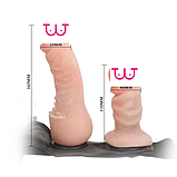 Подвійний страпон для дівчат DoubleOrgasm, фото 5