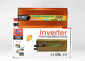 Перетворювач, інвертор UKC SSK - AC/DC, 24V, 2000W