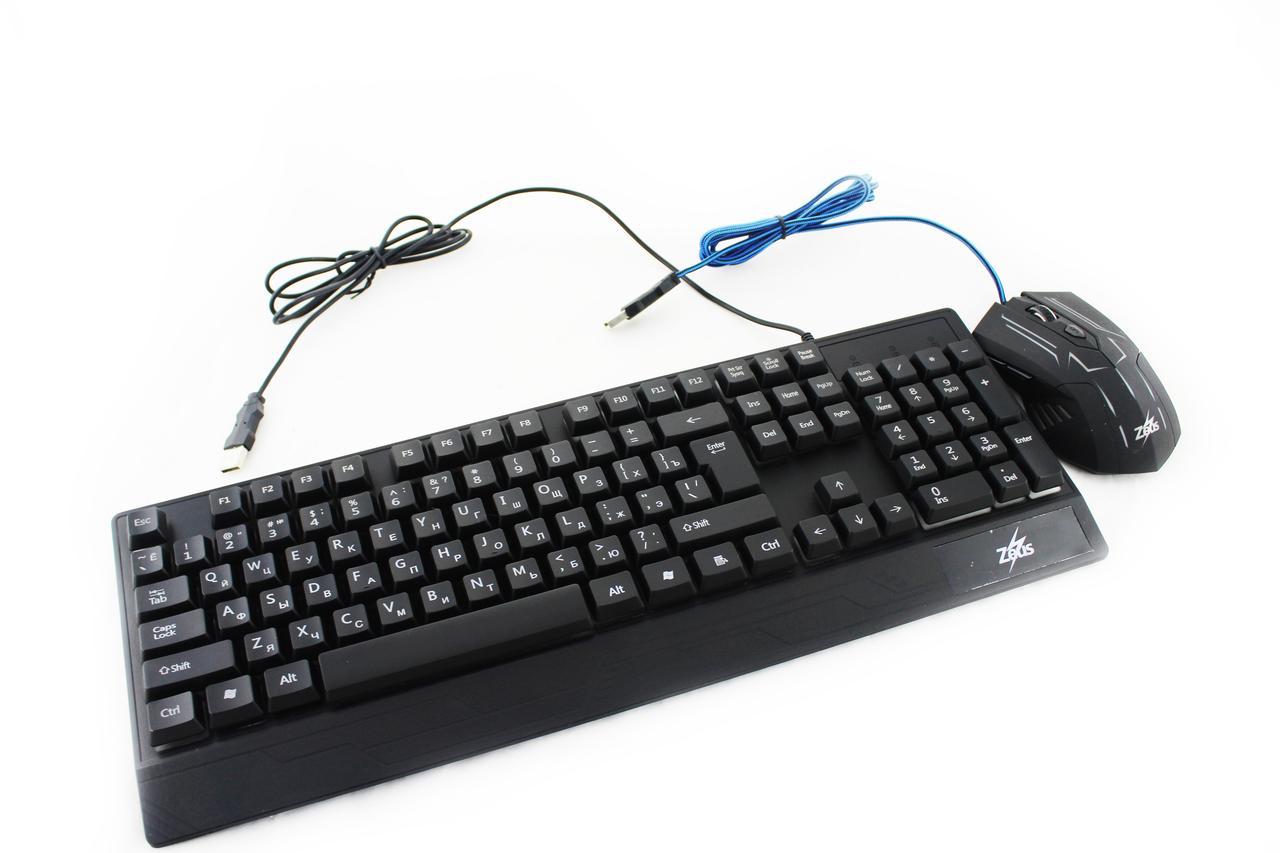 Клавіатура LED GAMING KEYBOARD+Mouse M 710, фото 1