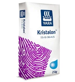 Добриво YaraLiva KRISTALON (7.5-12-36), 25 кг