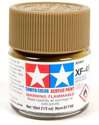 Фарба Tamiya XF-49 Khaki Color 10 мл.