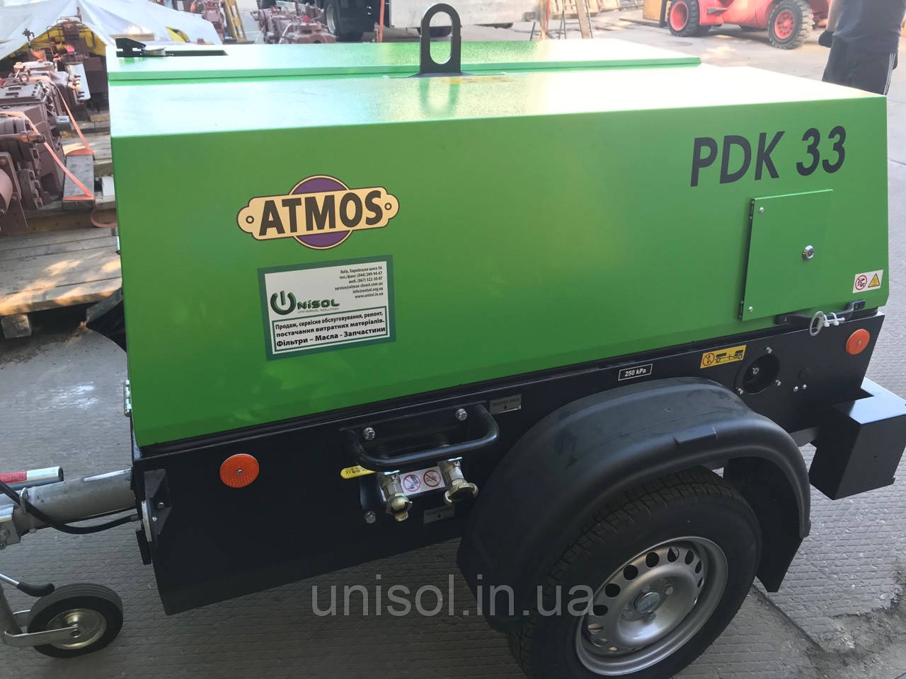 Дизельний компресор 5 м3/хв — 33 кВт. Атмос - Atmos