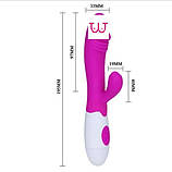 Вібратор із кліторальним відростком Pretty Love scion, фото 4