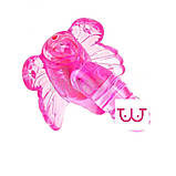 Вібратор- метелик із фалосом Pink butterfly, фото 2