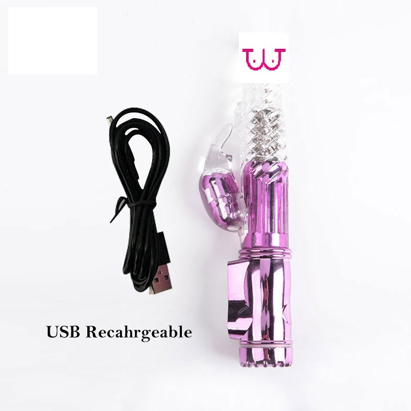 Вібратор Hi-Tech JackRabbit з акумулятором, обертанням і різними режимами вібрації!, фото 1