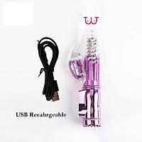 Вібратор Hi-Tech JackRabbit з акумулятором, обертанням і різними режимами вібрації!