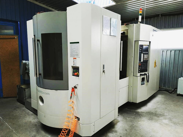 Обработка металла на горизонтальном двухпаллетном обрабатывающем центре DUGARD MH-500