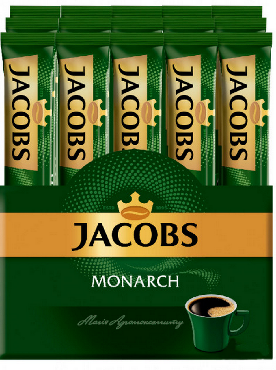 Кава розчинна Jacobs Monarch 26 стіків по 1,8 грами