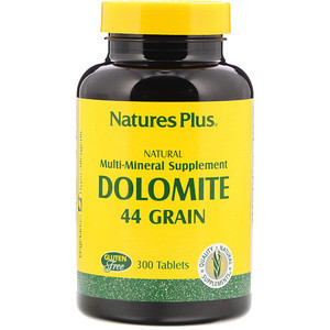 Nature's Plus, Доломіт, 44 грани, 300 таблеток