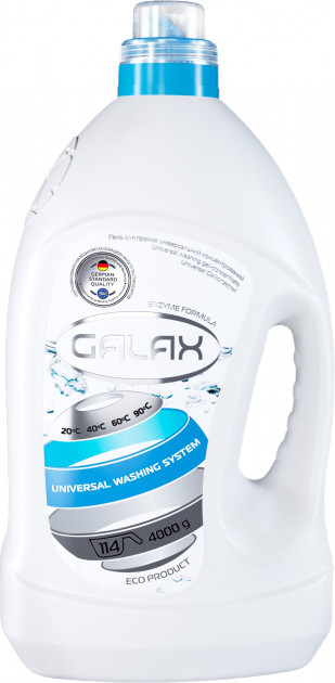 Гель для прання GALAX універсальний 114 прань (4л.)