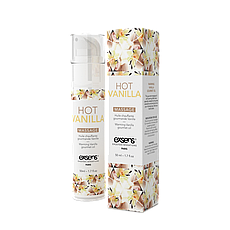 Масажна олія EXSENS Hot Vanilla 50 мл розігрівальна, без цукру, без парабенів, їстівна, Київ