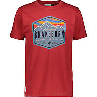 Мужская футболка Brakeburn Red Search & Enjoy T Shirt Красная Размер XS -48