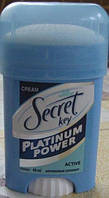 Кремовый дезодорант Secret key Platinum power 40 мл